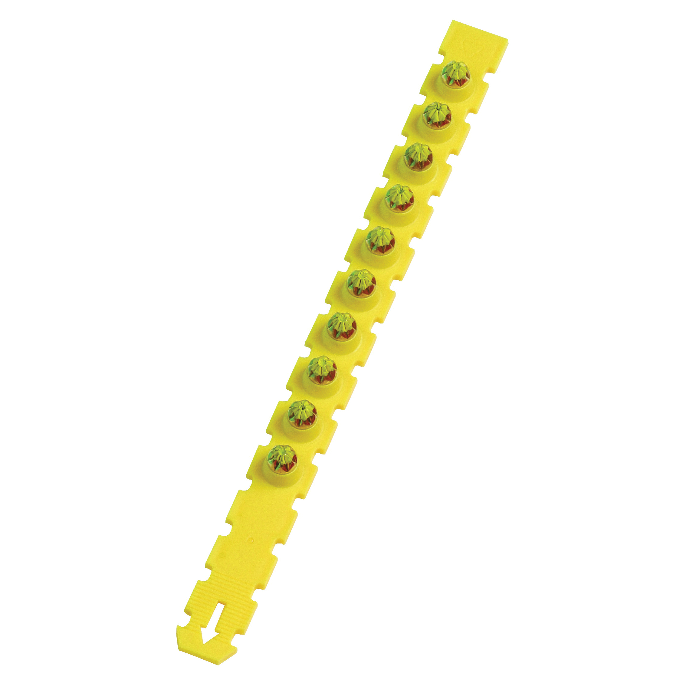 4RS27 Powder Actuated Load Strip, Power Level: 4, Yellow Code, 10-Load, 0.27 in Dia, 1-1/2 in L