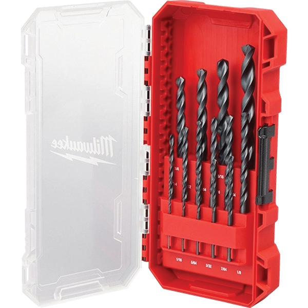 Thunderbolt 48-89-2803 Drill Bit Set, 15-Piece, Steel, Black Oxide