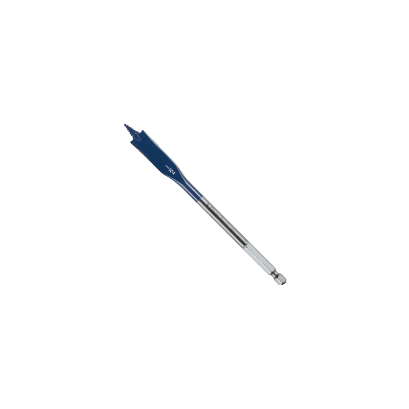 Daredevil DSB1005 Spade Drill Bit, 1/2 in Dia, 6 in OAL, 1-Flute, 1/4 in Dia Shank, Hex Shank