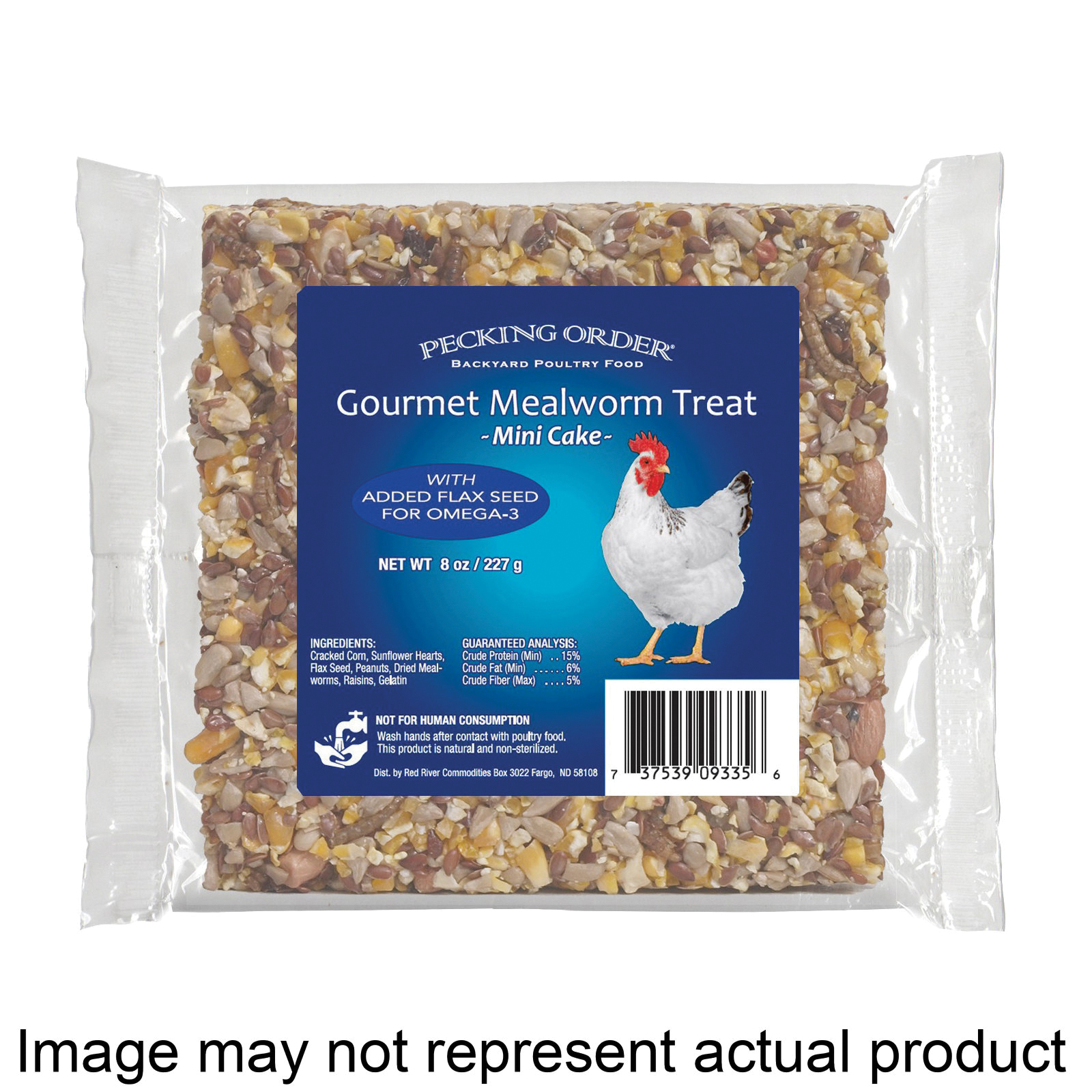 009327 Chicken Mealworm Treat, 8 lb, Bag