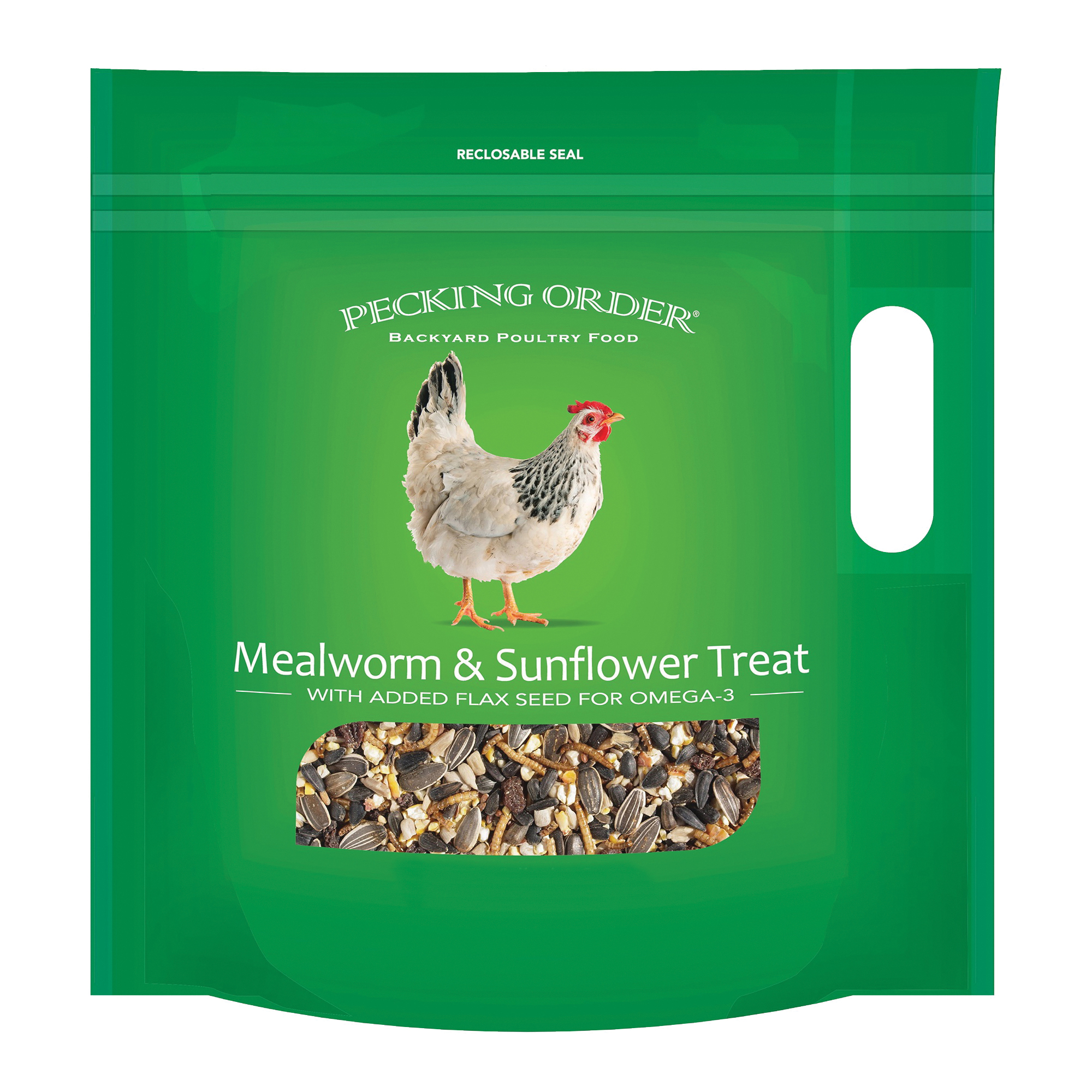 009328 Mealworm/Sunflower Chicken Treat, 3 lb Bag