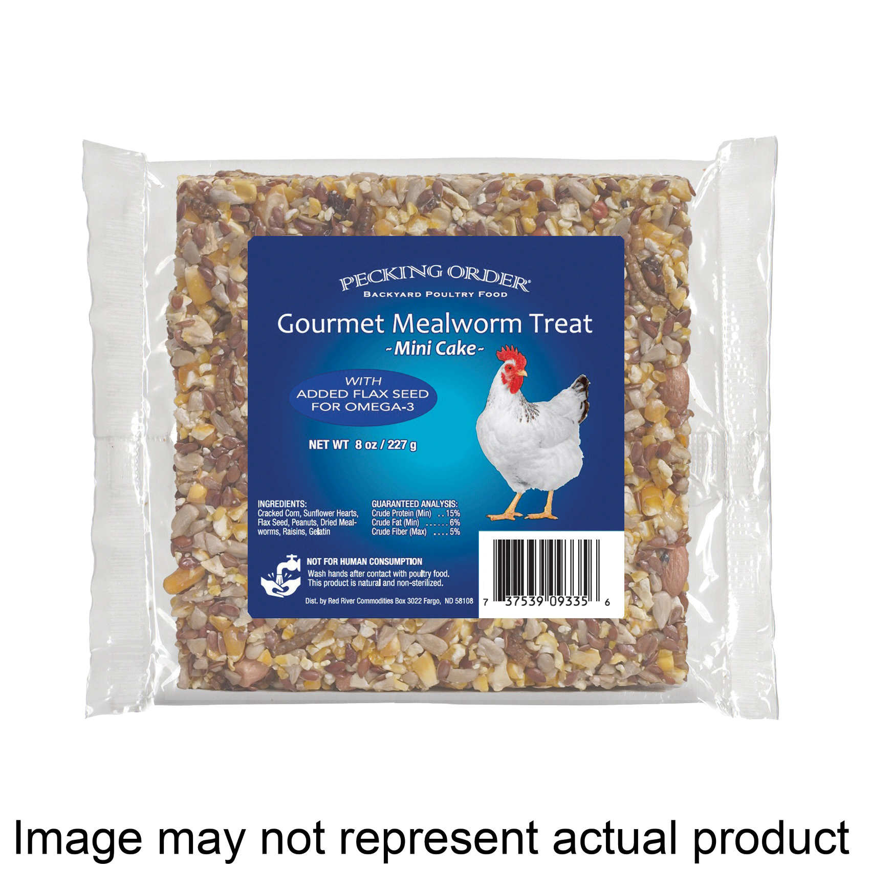 009329 Mealworm/Sunflower Chicken Treat, 8 lb, Bag