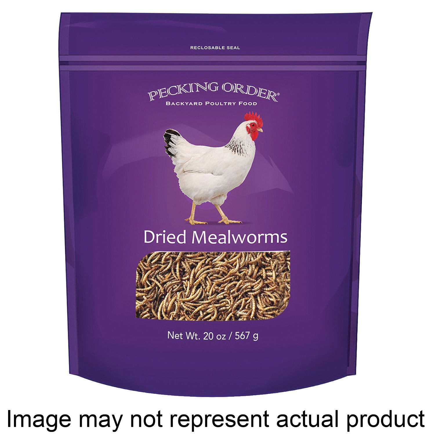 009331 Chicken Mealworm Treat, 20 oz, Bag