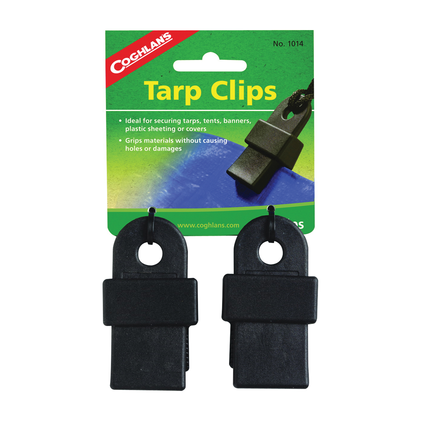 1014 Tarp Clip, Plastic, Black