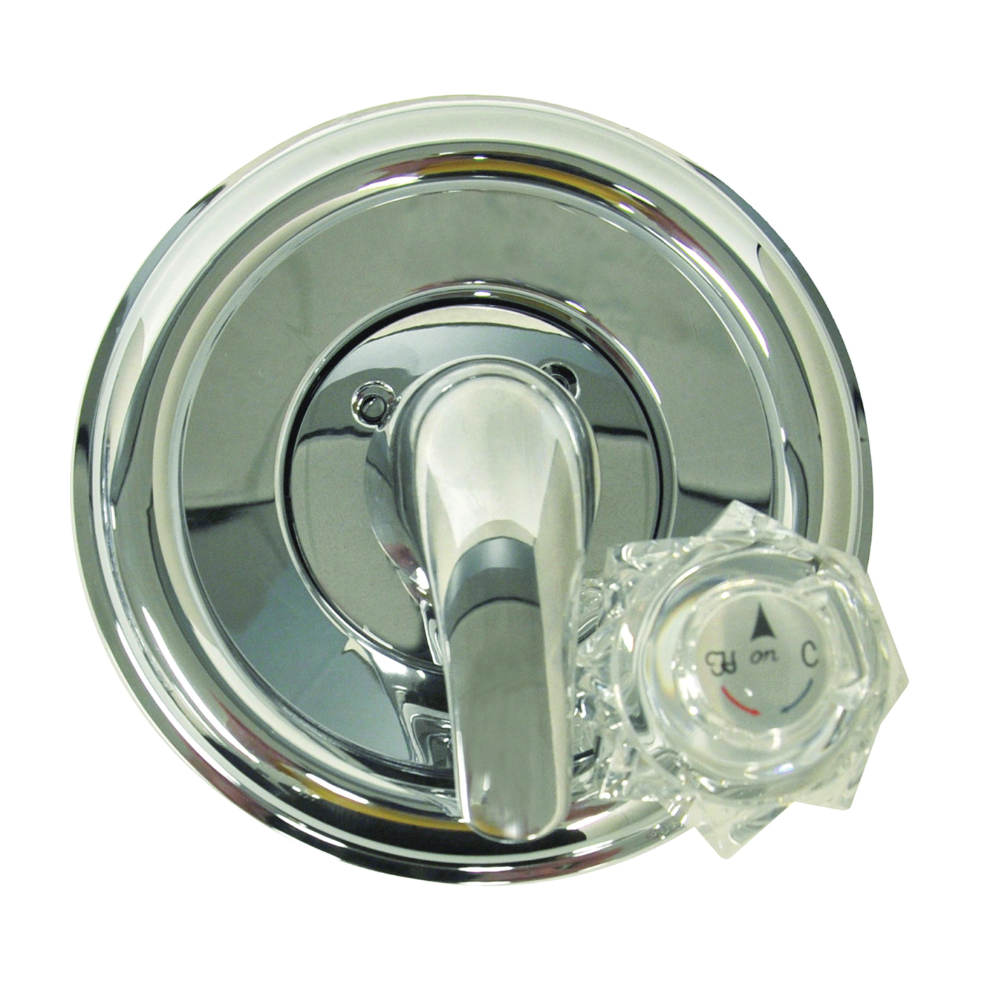 10003 Faucet Trim Kit, Plastic/Stainless Steel, Chrome-Plated, For: Delta Tub/Shower Faucets