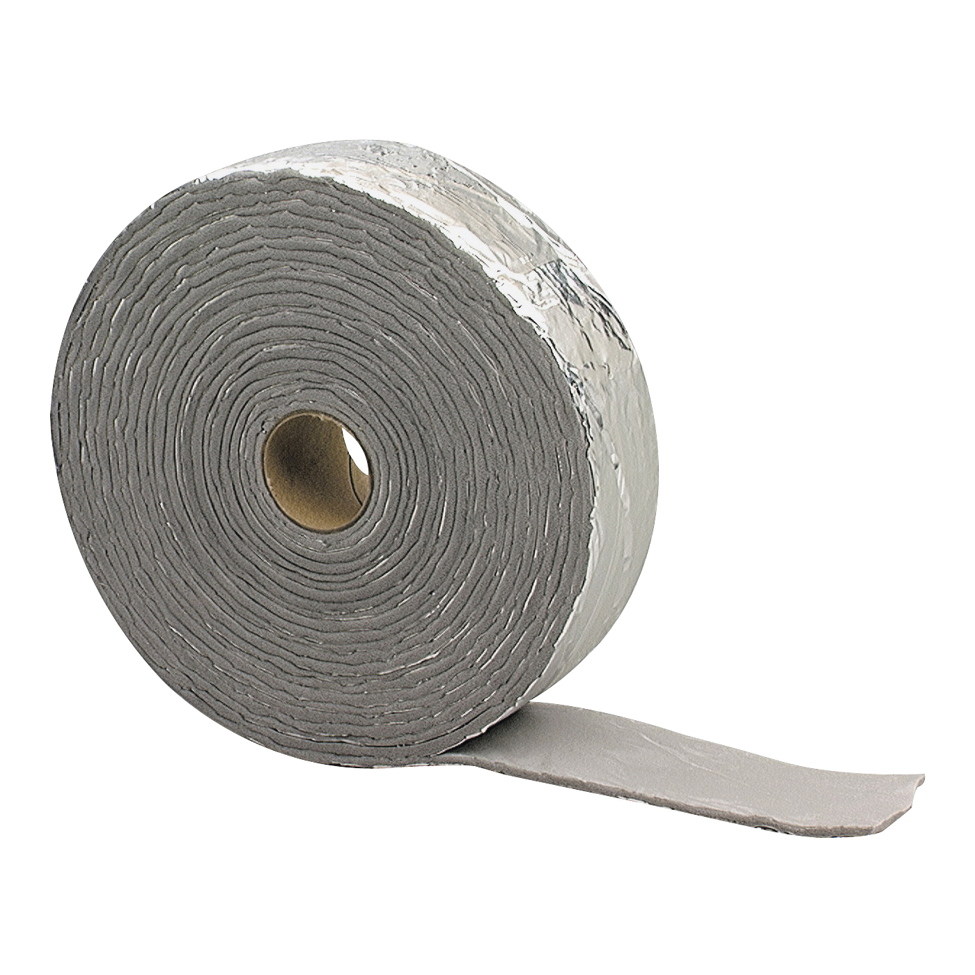 02378 Pipe Insulation Wrap, 15 ft L, 1/8 in Thick, Foam, Silver