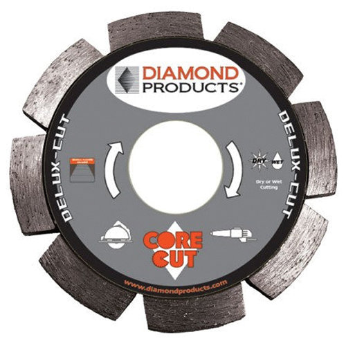21072 Circular Saw Blade, 4-1/2 in Dia, 7/8 in Arbor, Diamond Cutting Edge