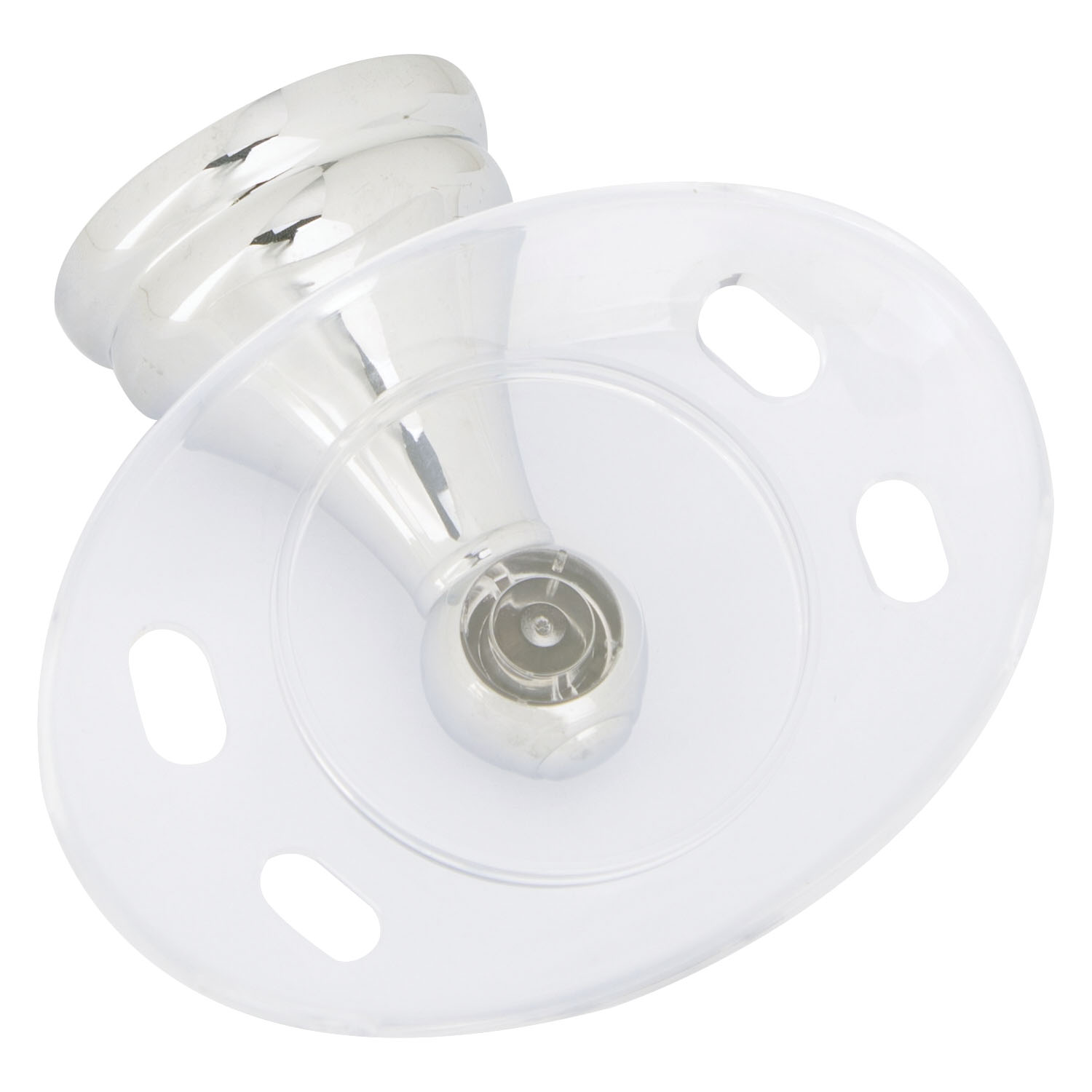 L5057P-26-10-3L Toothbrush/Tumbler Holder, Acrylic/Zinc, Chrome, Wall