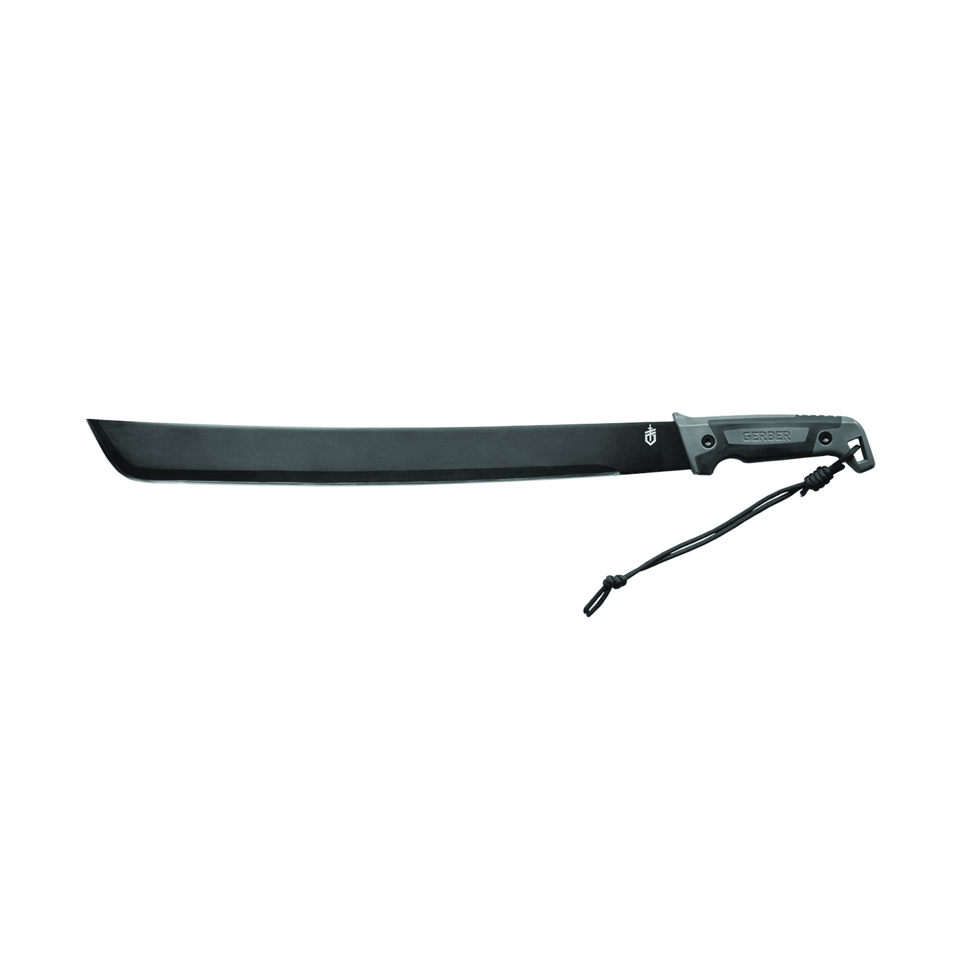 31-002848 Bush Machete, Steel Blade, Nylon Handle, Black Handle, 24 in L