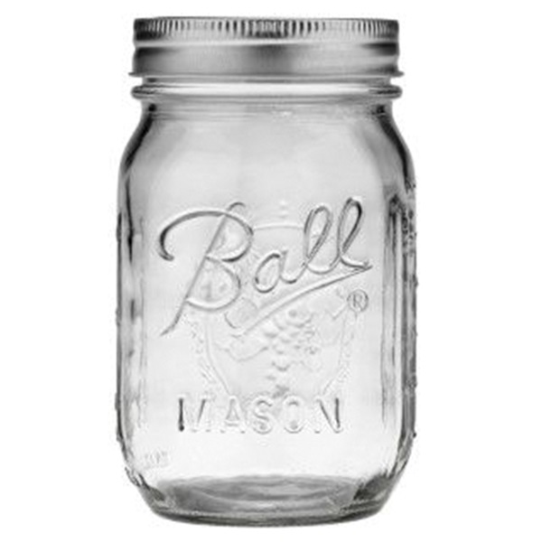 Ball 1440061000 Mason Jar, 16 oz Capacity, Glass - 4