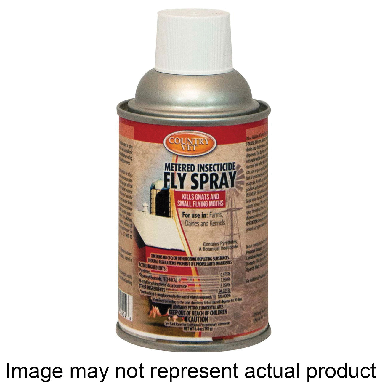 342050CVA Fly Spray, Liquid, Metered, 6.4 oz Aerosol Can