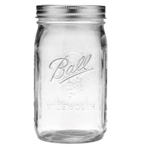 Ball 1440067000 Mason Jar, 32 oz Capacity, Glass - 2