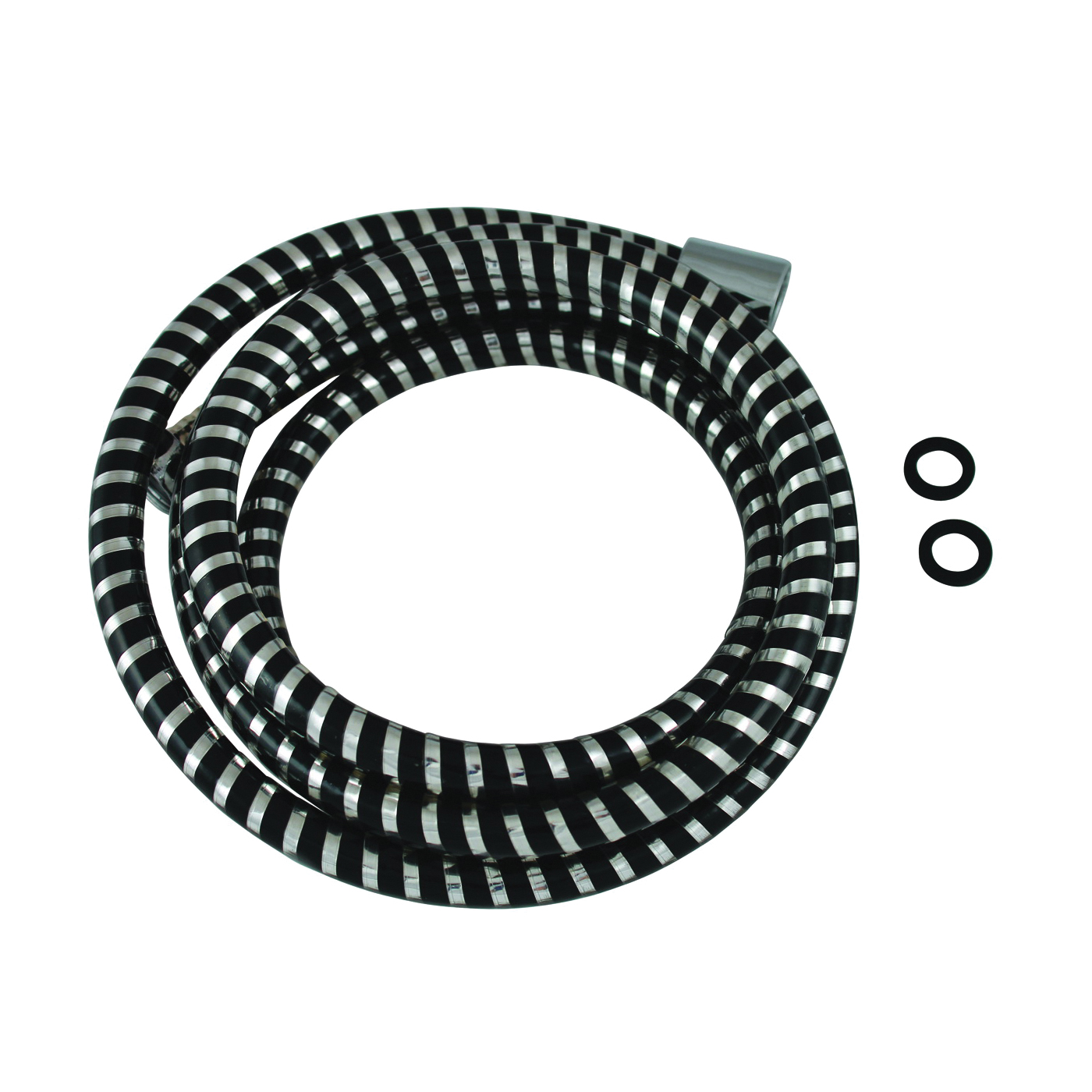 PP828-47 Shower Hose, 84 in L Hose, Chrome-Plated