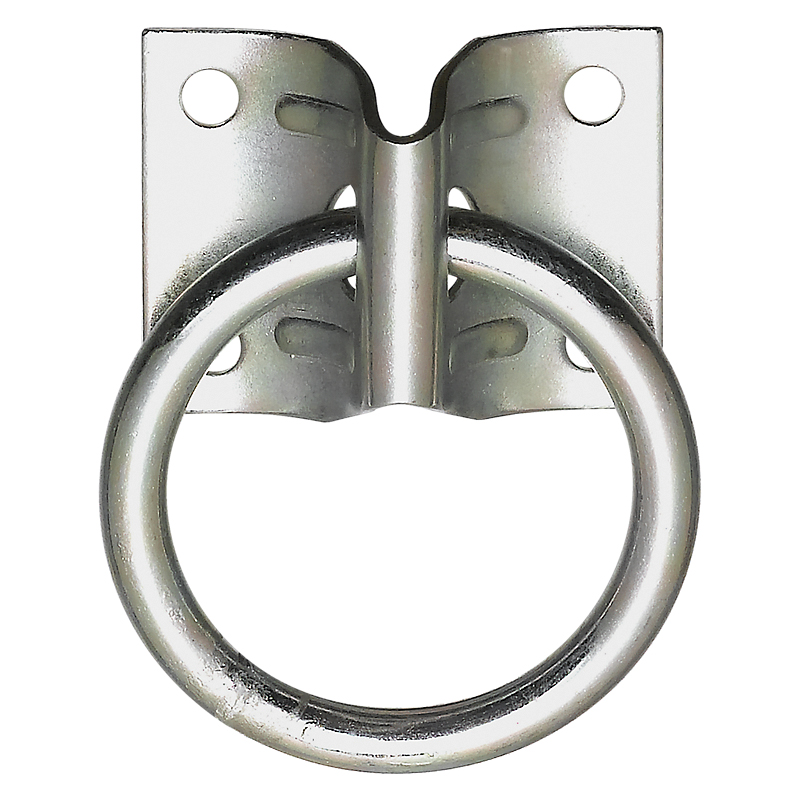 2060BC Series N220-616 Hitch Ring, 400 lb Working Load, 2 in ID Dia Ring, Steel, Zinc
