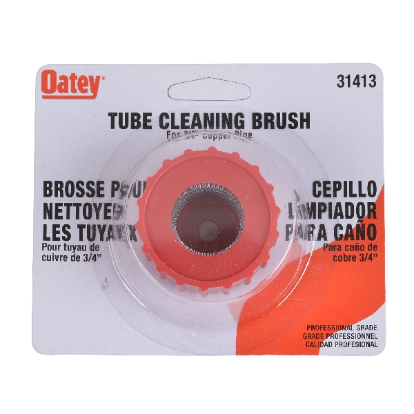 Oatey 31413 Tube Brush, Steel Bristle, Plastic Handle - 2