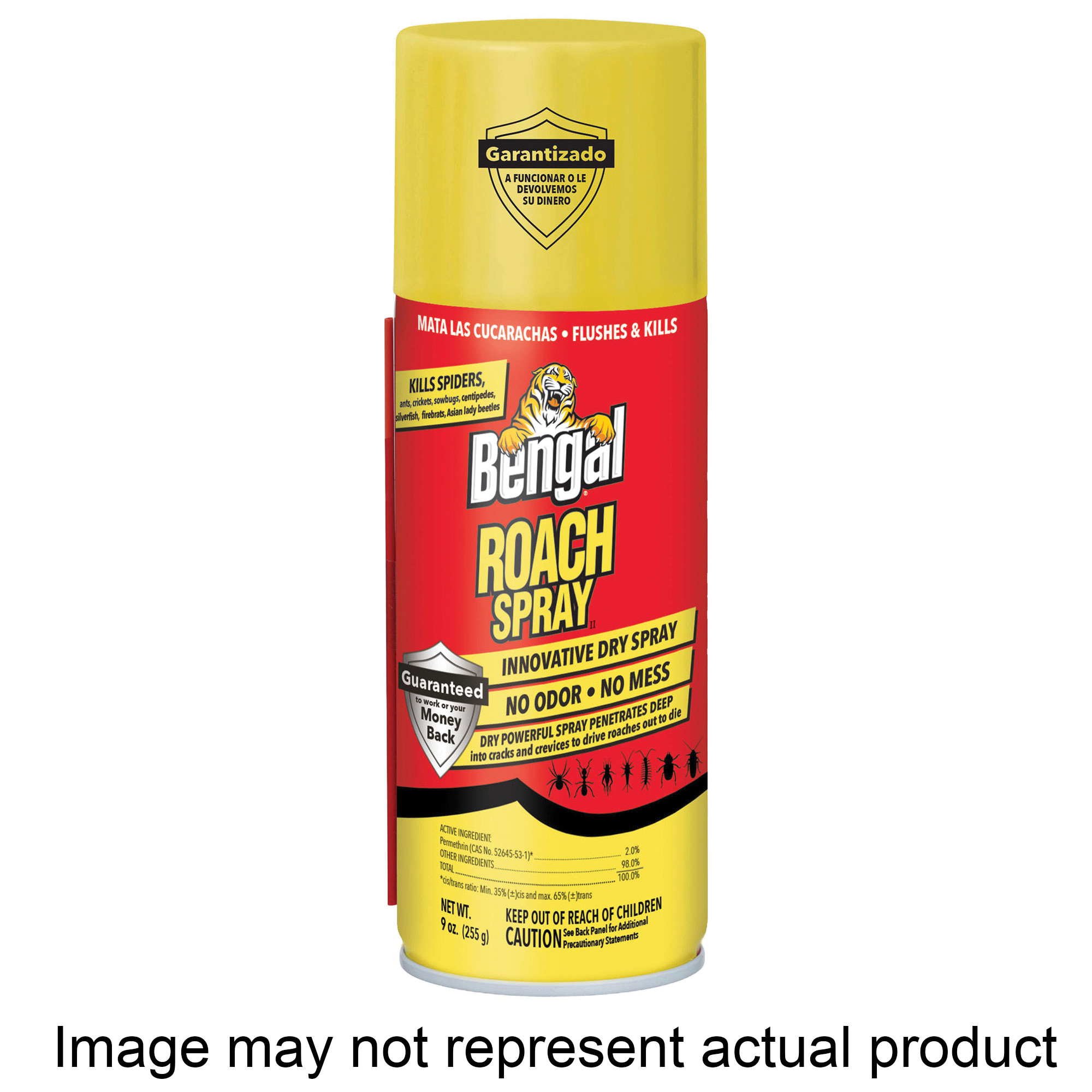 96837 Roach Spray, Liquid, Spray Application, Indoor, Outdoor, 16 oz Aerosol Can