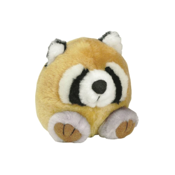 53601 Dog Toy, M, Raccoon, Synthetic Fabric, Multi-Color