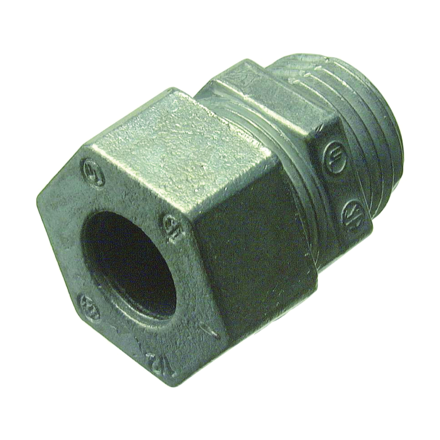 Halex 21691 Cord Connector, 1/2 in, Zinc, 2/BAG