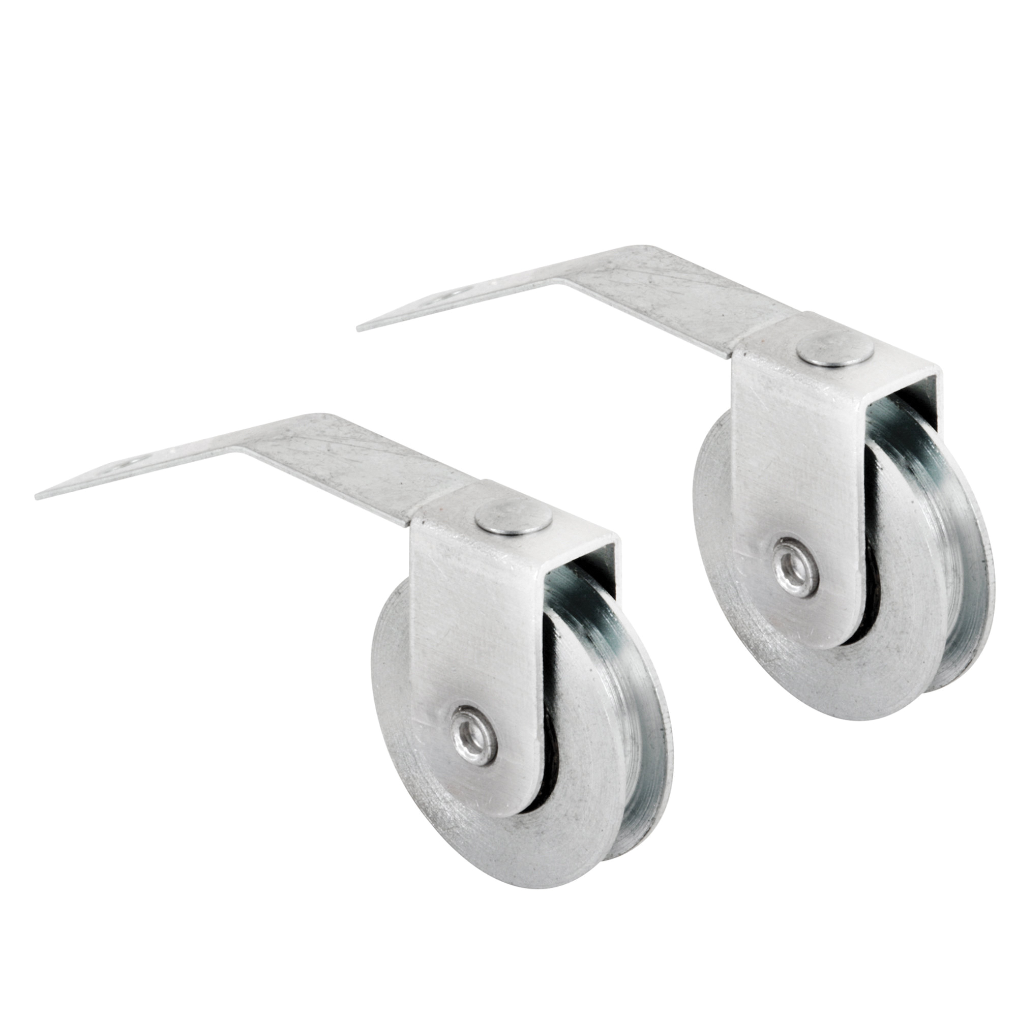 Prime-Line B 576 Roller Assembly, 1 in Dia Roller, 1/4 in W Roller, Steel, Gray, 2-Roller - 1