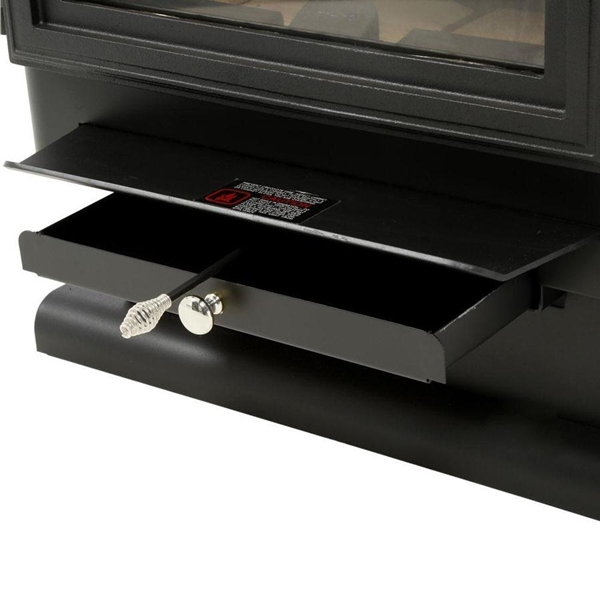 Summers Heat 50-SNC13 Wood Stove, 25 in W, 20-1/4 in D, 28-1/4 in H, 60,000 Btu/hr Heating, Steel, Satin Black - 3