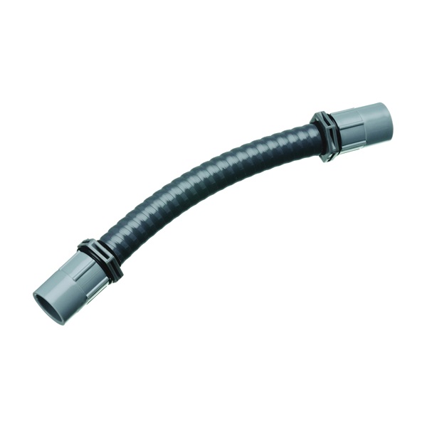 UAFAD Conduit Elbow, 0 to 90 deg Angle, Neoprene/PVC, Gray