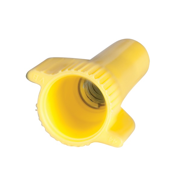 Gardner Bender WingGard 16-084 Wire Connector, Yellow, 22 to 10 AWG Wire, Steel Contact, Thermoplastic, 100/JAR