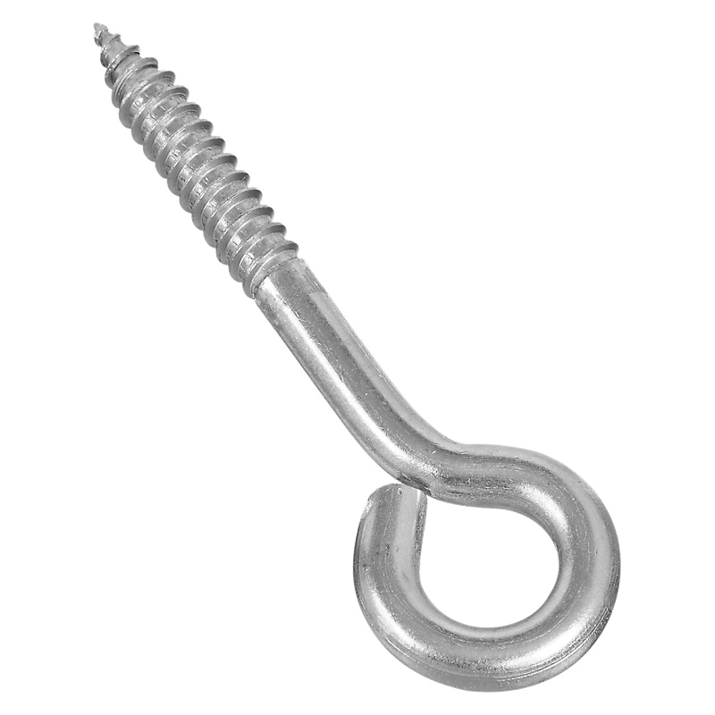 N220-798 Lag Screw Eye, 5/16 in Thread, 1.62 in L Thread, 4 in OAL, 190 lb Working Load