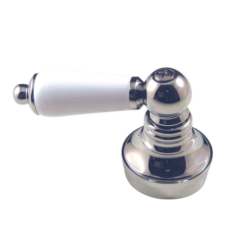 46010 Faucet Handle, Zinc, Chrome-Plated, For: Universal Single Handle Bathroom Sink and Kitchen Sink Faucets