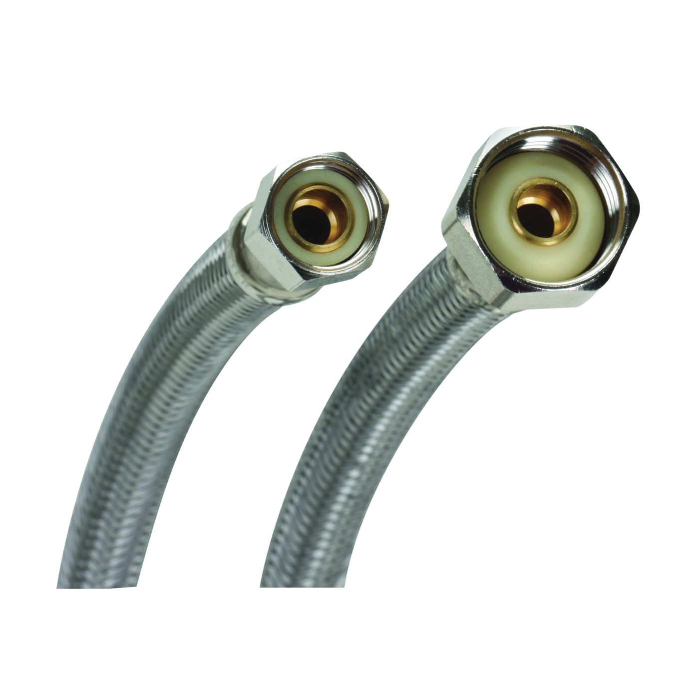B1FV30 Water Supply Connector, 3/8 x 1/2 in, Compression x FIP, Vinyl, 30 in L
