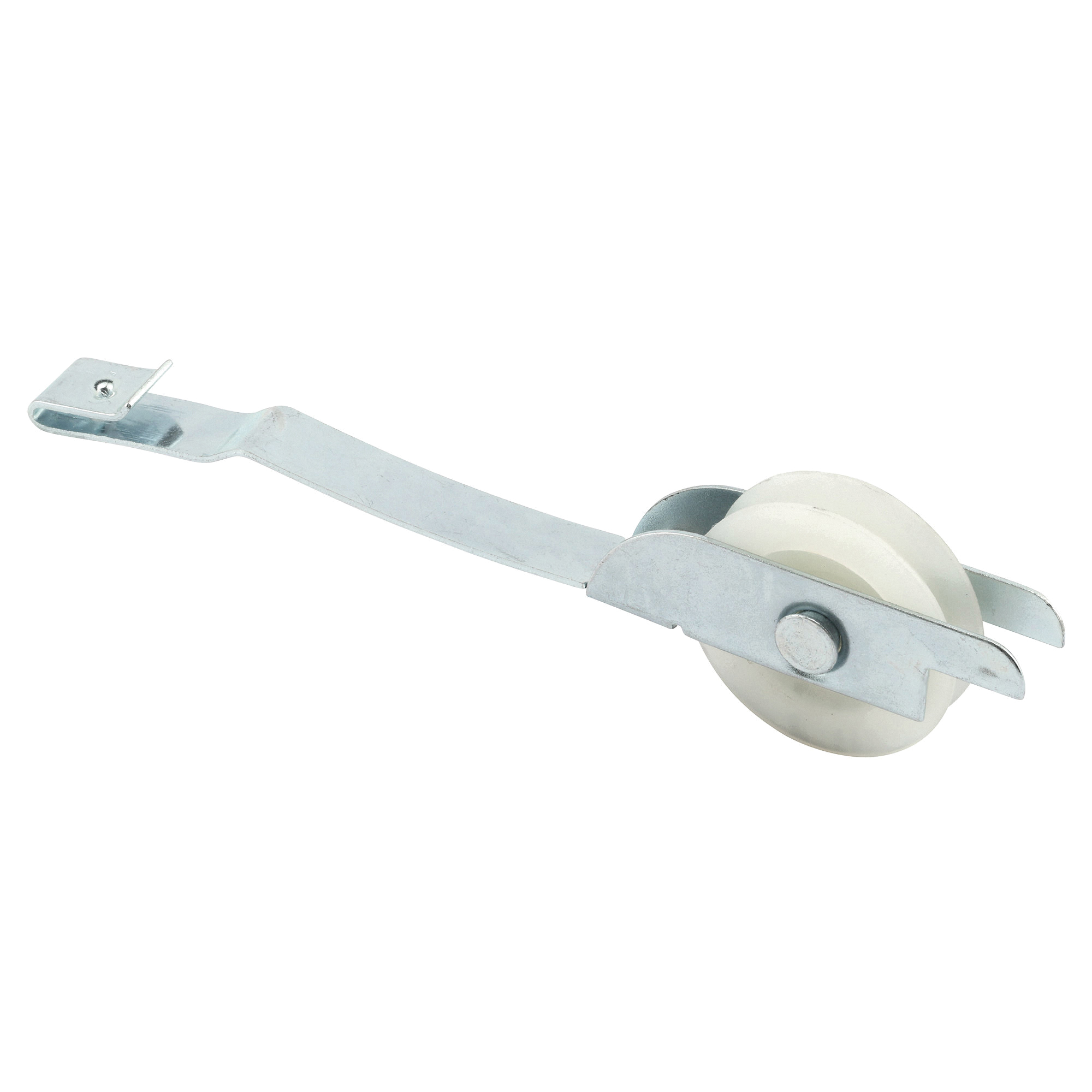 Prime-Line B 649 Roller Assembly, 1 in Dia Roller, 1/4 in W Roller, Plastic/Steel, Gray, 2-Roller - 2