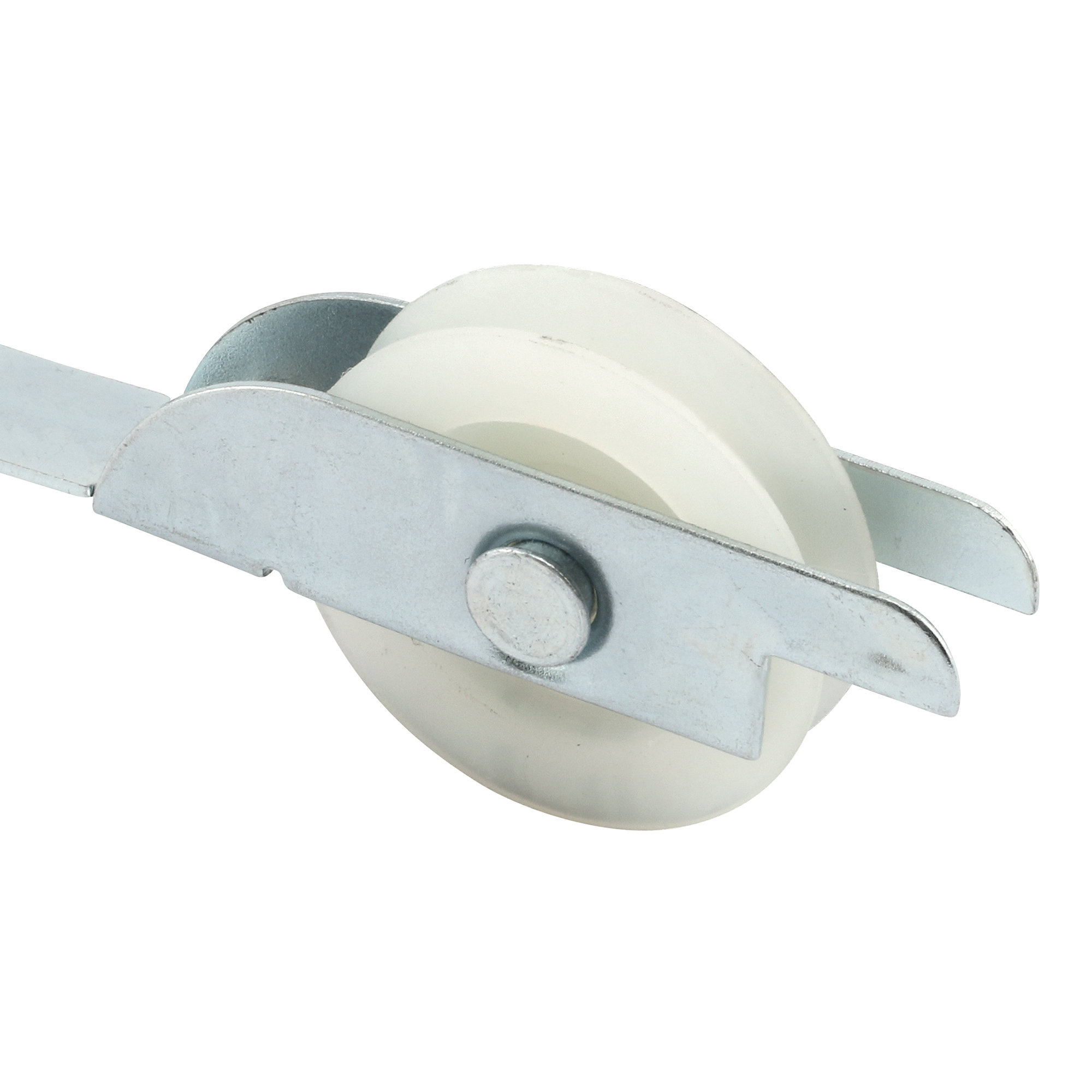 Prime-Line B 649 Roller Assembly, 1 in Dia Roller, 1/4 in W Roller, Plastic/Steel, Gray, 2-Roller - 3