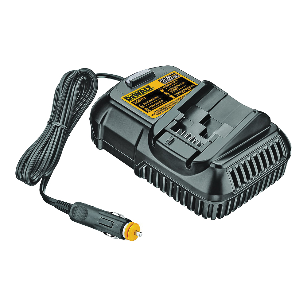 DCB119 Vehicle Charger, 12 to 20 VDC Output, 1.3, 1.5, 3 Ah, 40 to 90 min Charge, Battery Included: No