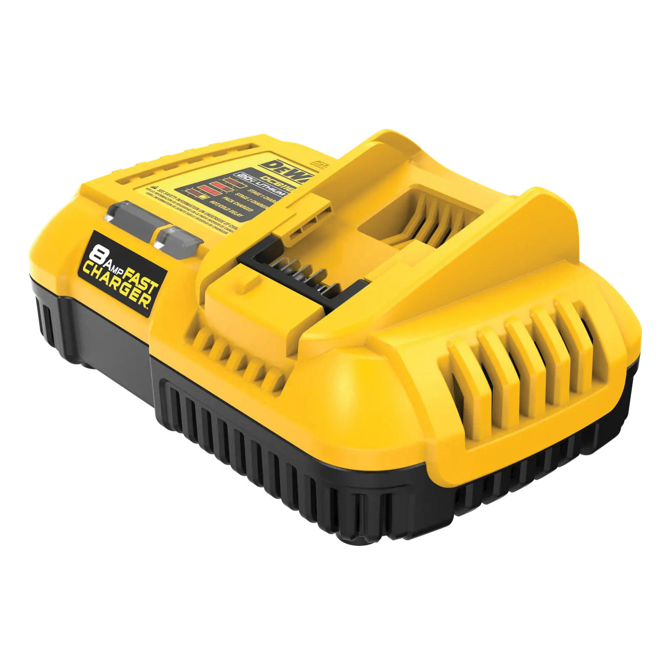 DEWALT 20V MAX/60V MAX FLEXVOLT DCB118 Fast Charger, 20 to 60 V, 6 Ah, 8 A Charge, 60 min Charge, Battery Included: Yes - 3