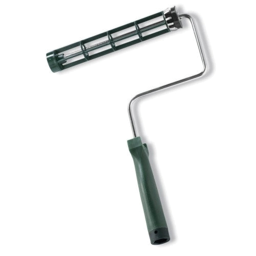 Sherlock R017-9 Roller Frame, 9 in L Roller, Polypropylene Handle, Threaded Handle, Green Handle
