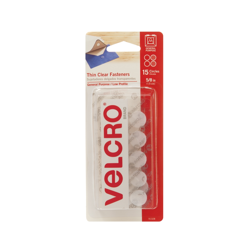 VELCRO Brand 91328 Fastener, Clear - 1