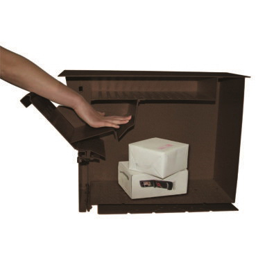 Mail Boss Packagemaster Series 7208 Mailbox, Steel, Bronze, 11-1/4 in W, 21 in D, 13-3/4 in H - 2