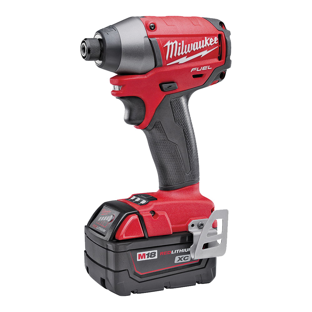 Milwaukee 2753-22CT Impact Driver Kit, Battery Included, 18 V, 2 Ah, 1/4 in Drive, Hex Drive, 3700 ipm