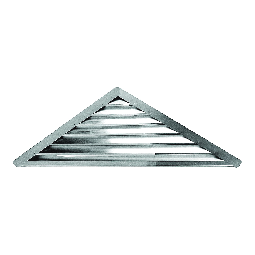 LomanCool 905W Adjustable Louver, 57 to 117 sq-in Net Free Ventilating Area, Aluminum, White, Roof Installation, 52 in Length, 15 in Width, Built-In Screen