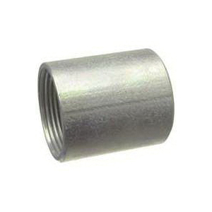 64012 Rigid Conduit Coupling, 1-1/4 in Threaded, 1.86 in OD, Steel, Galvanized, 1/PK