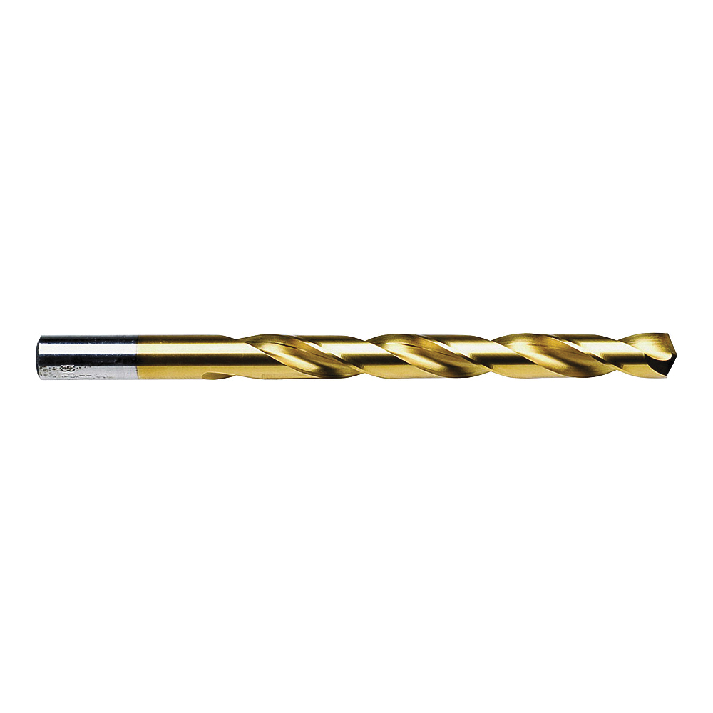 63920 Jobber Drill Bit, 5/16 in Dia, 4-1/2 in OAL, Spiral Flute, 2-Flute, 5/16 in Dia Shank, Straight Shank