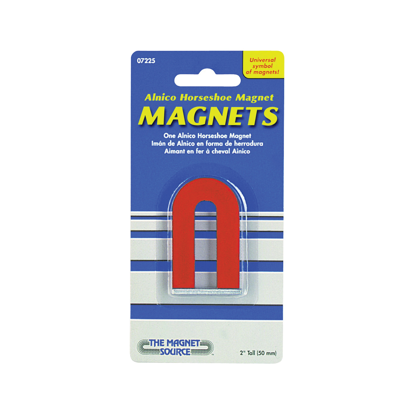 07225 Horseshoe Magnet, Red