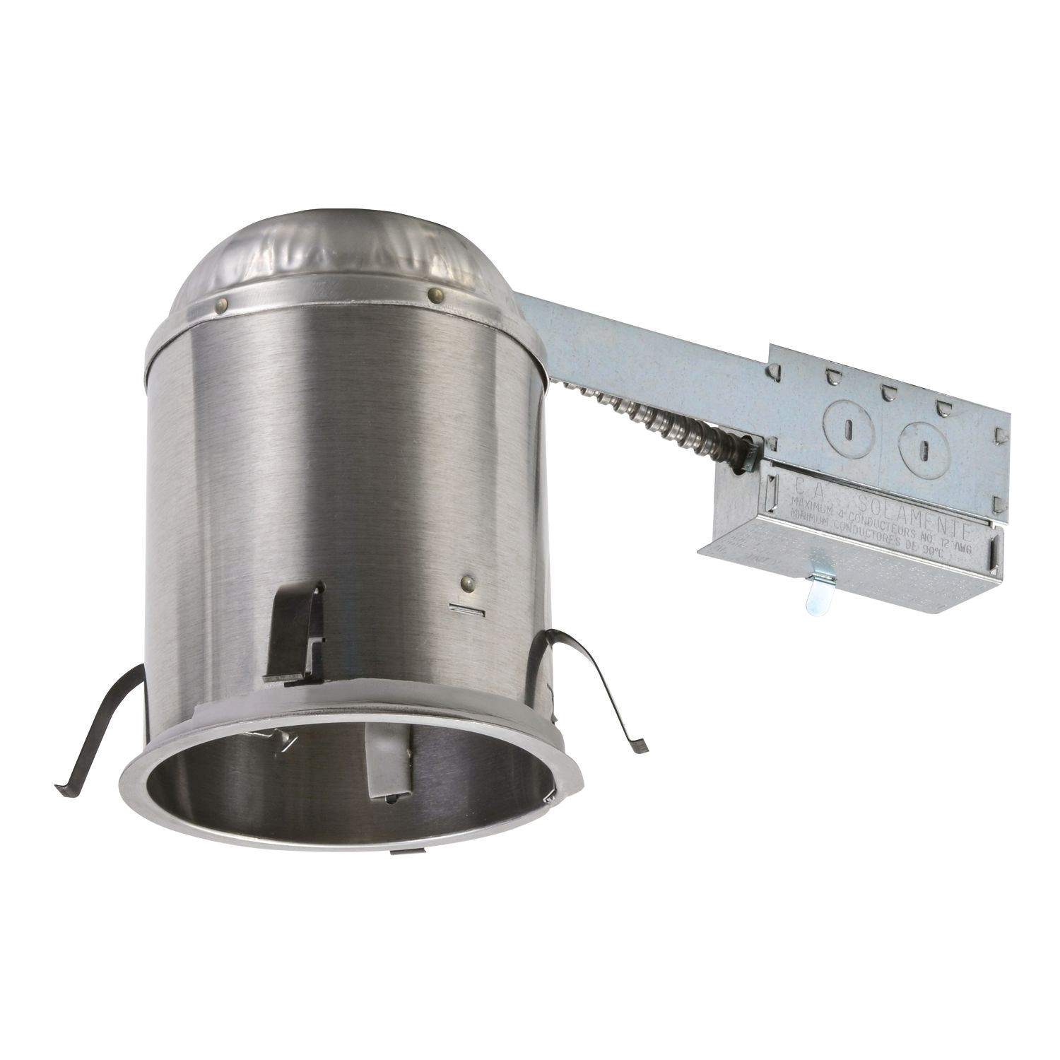 H5RICAT Recessed Housing, 5 in Dia Recessed Can, Aluminum