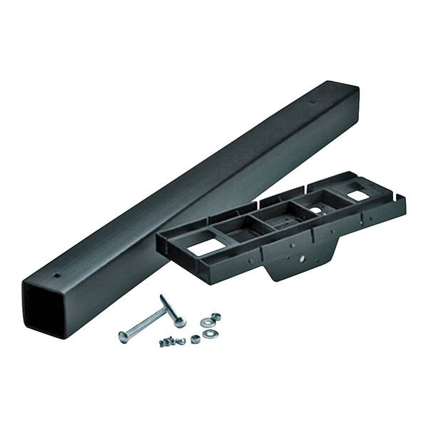 Patriot Series GMB115B Mailbox Post, 17 in L, 6.2 in W, 49-1/2 in H, Polymer