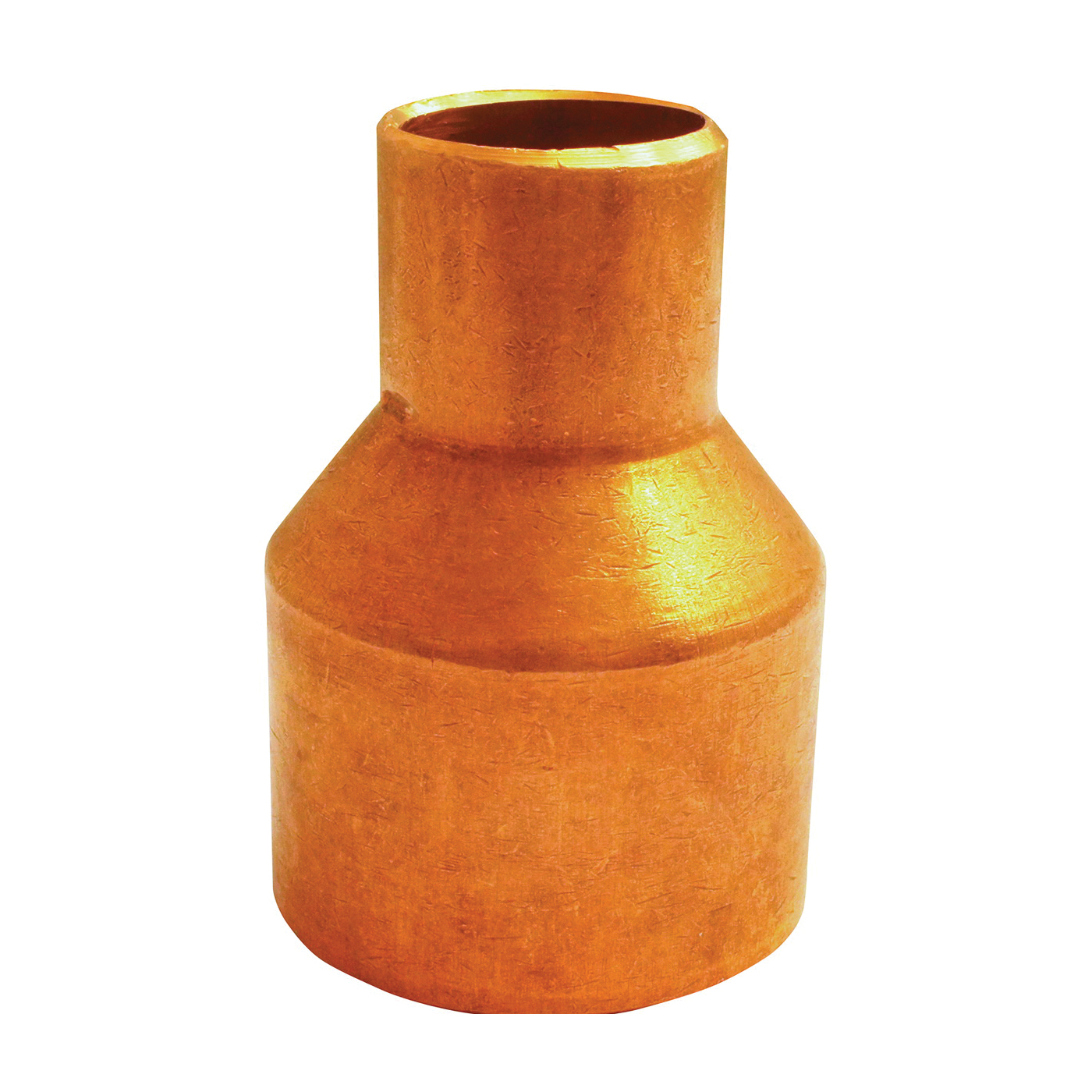 101R Series 30734 Reducing Pipe Coupling with Stop, 1 x 3/4 in, Sweat, Copper