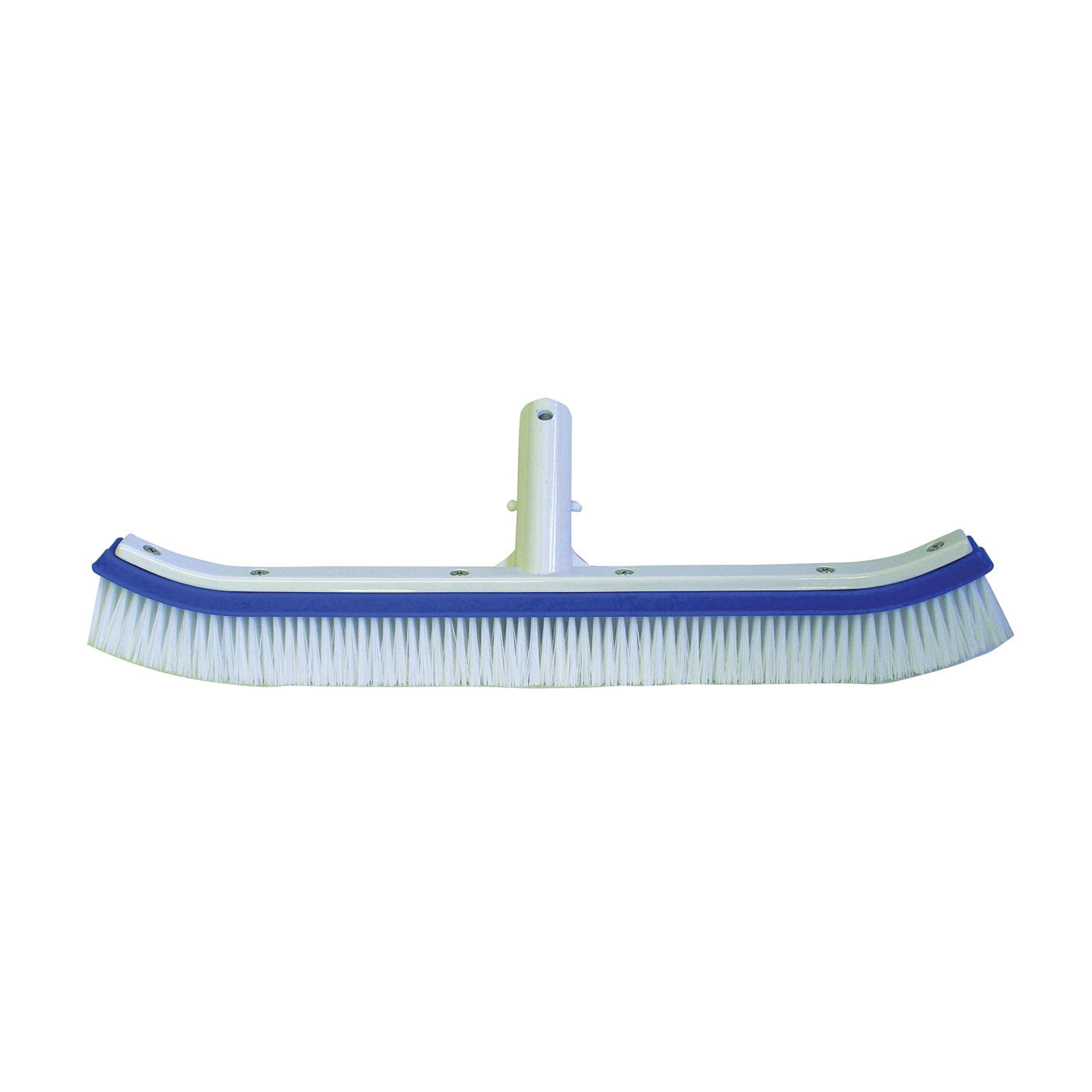 70-262 Pool Wall Brush with Clip Handle, 18 in Brush, Metal Handle, Long Handle