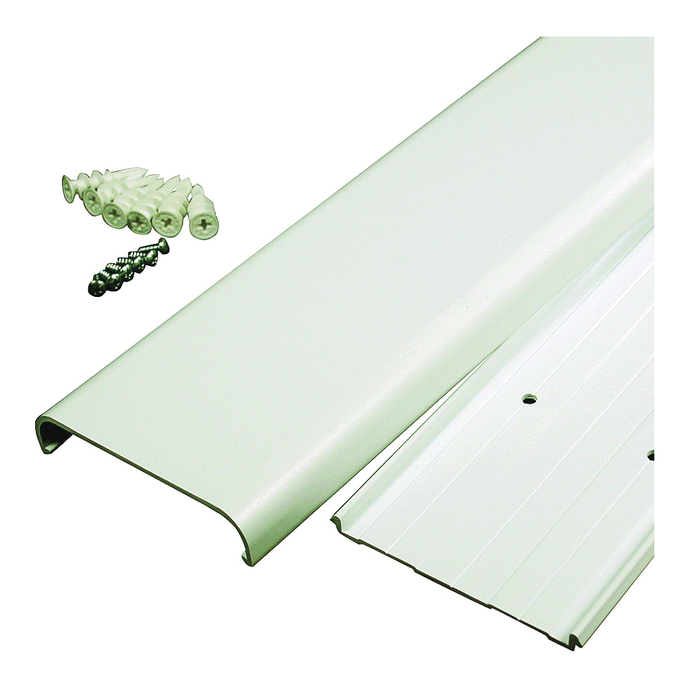 C33 Cord Cover Kit, 30 in OAL, 3-1/2 in OAW, Plastic, White