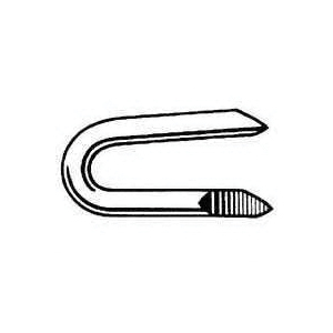 0080038 Poultry Net Staple, 3/16 in W Crown, Galvanized Steel, 13 ga