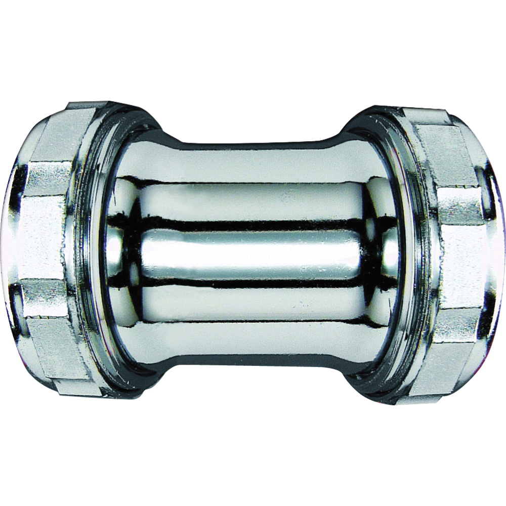 PP134 Extension Pipe Coupling, 1-1/2 in, Slip Joint, Chrome
