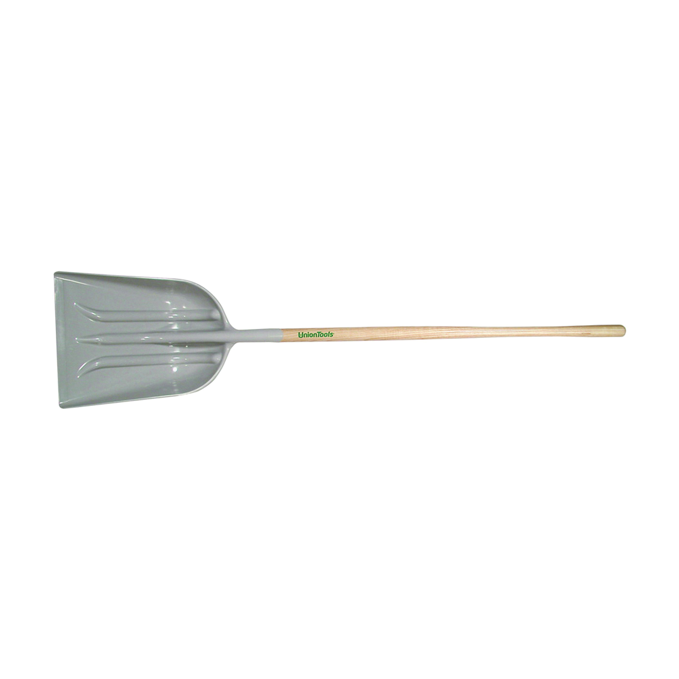 1680100 Grain Scoop, 14-3/4 in W Blade, 18-3/4 in L Blade, Polyester Blade, Hardwood Handle, 64 in OAL