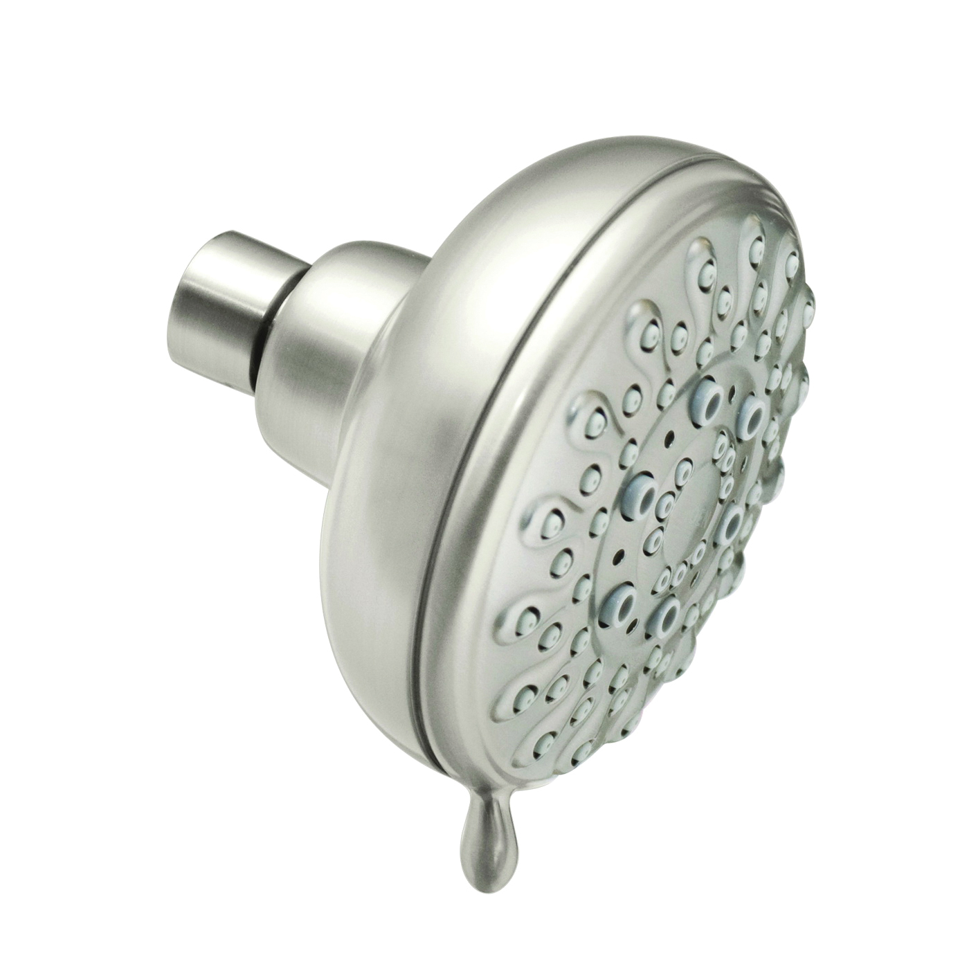 Banbury Series 23045SRN Showerhead, 2 gpm, 1/2 in Connection, IPS, Brushed Nickel, 4 in Dia